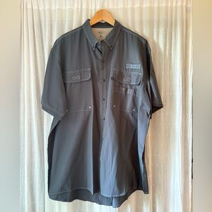 Bass Men's Charcoal Button Down Shirt